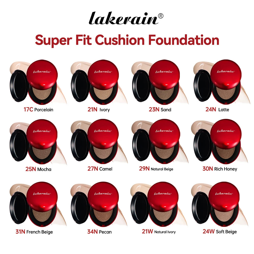 Sunscreen Cushion Foundation Fit Cushion Foundation Full Coverage Waterproof Long-lasting Concealer Long-lasting Korean Makeup - AliExpress 66