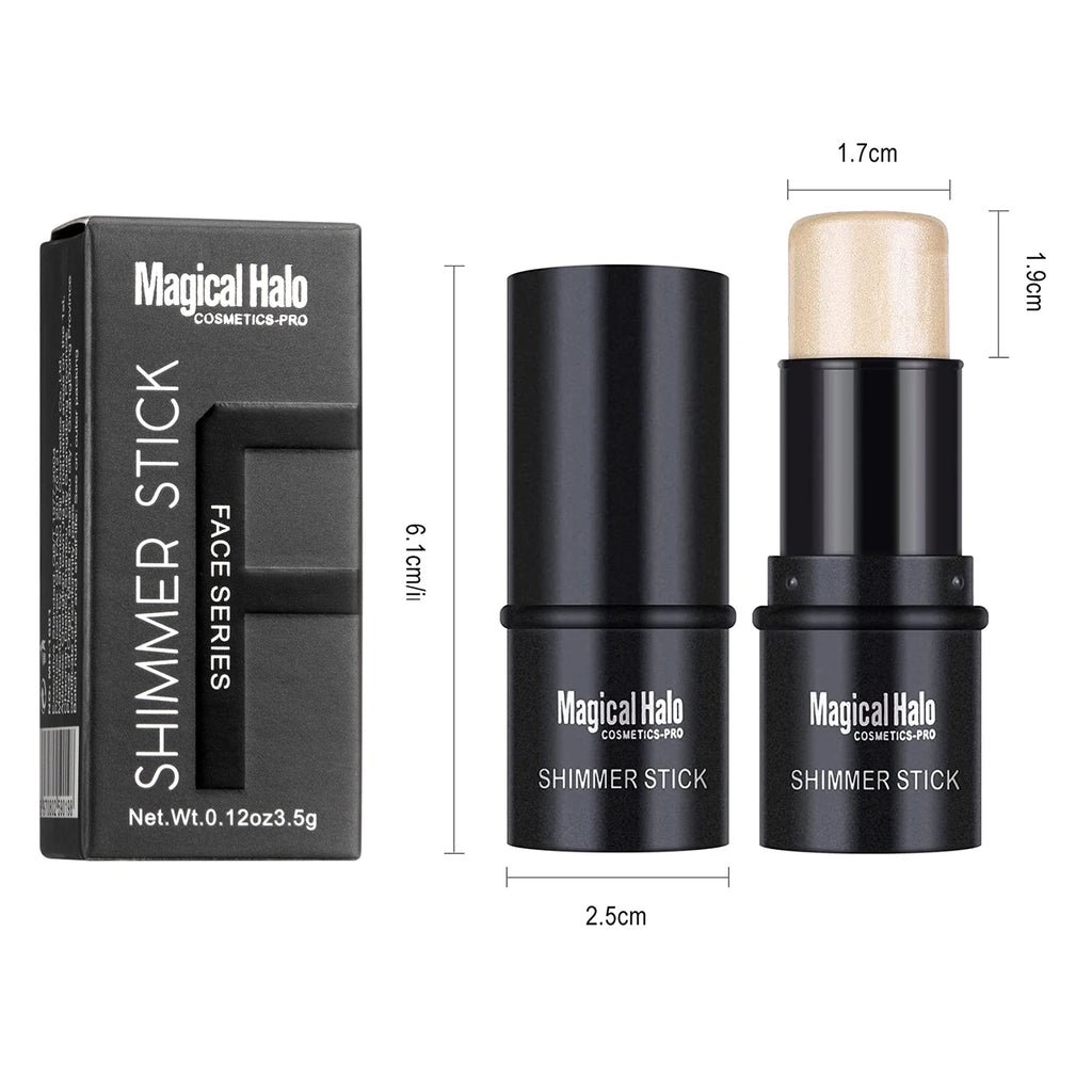 2 Colors Highlight For Face Cosmetic Face Brighten Highlighter Stick Face Contour Bronzer Shimmer Illuminator Stick Makeup Tools - AliExpress 66