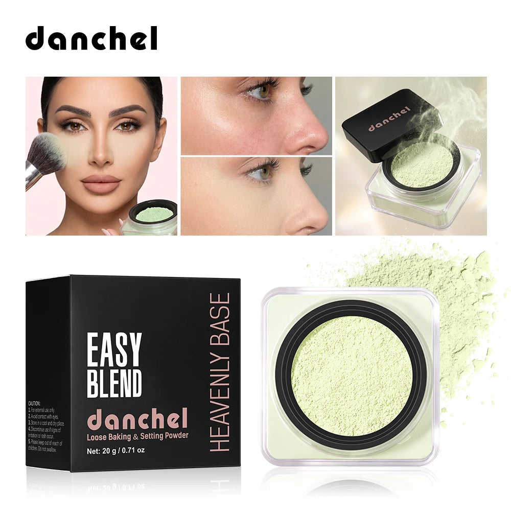 Loose Baking & Setting Powder Oil Control Sweat-proof 18h Long-lasting Wear Blurred Flaws Brighten Even Skin Tone Setting Powder