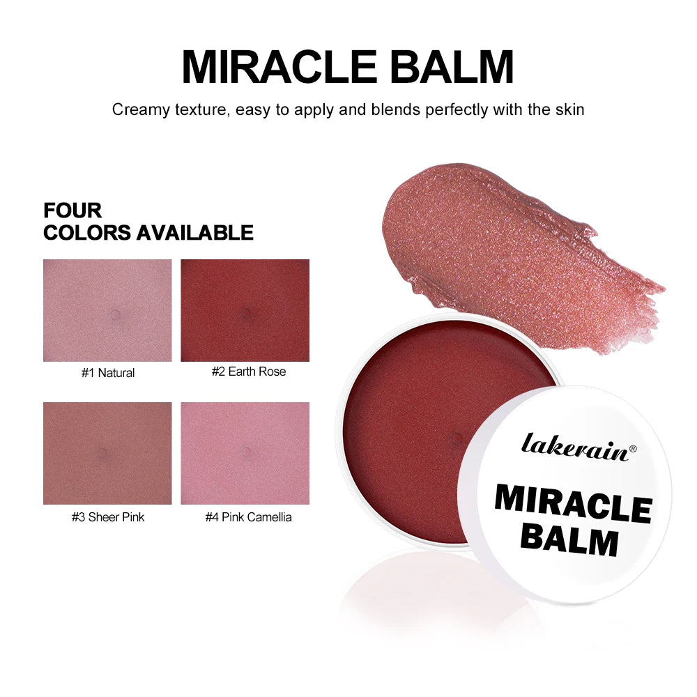 Miracle Balm Multi Glow Balm Cream Blush for Cheeks Blush Balm Face Makeup Radiant Finish Hydrating Creamy Lightweight Cosmetic - AliExpress 66