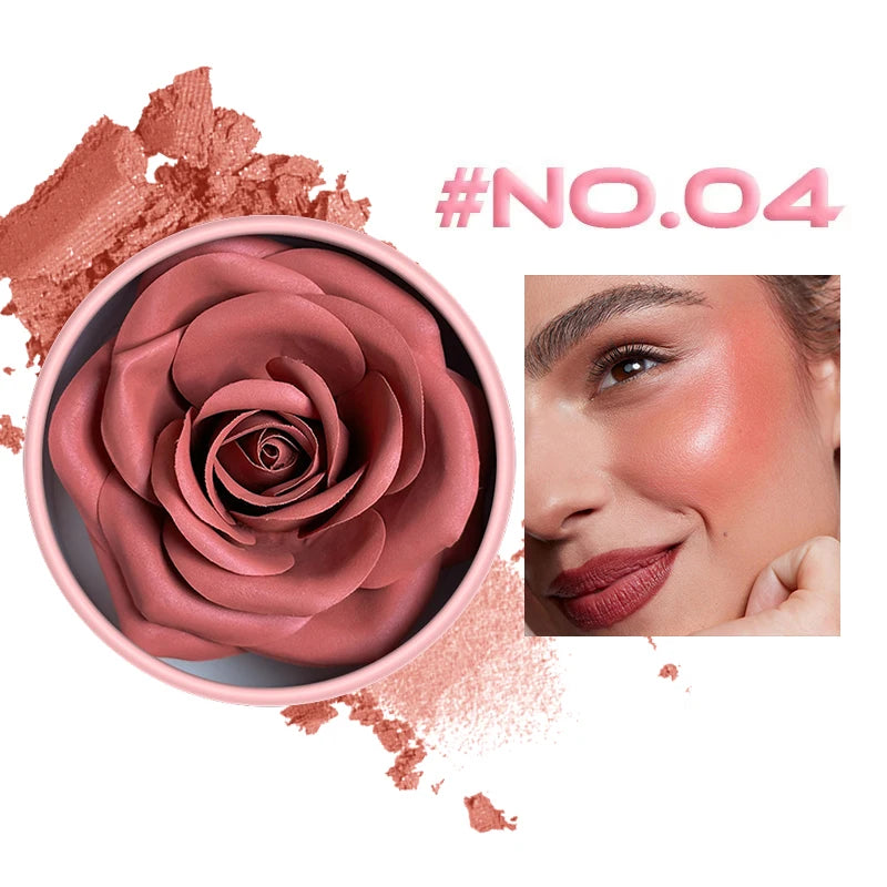 Single Color Matte Petal Blush Palette Highgloss Contouring Cream Contour Makeup Rouge for Women Beauty Cosmetics Makeup Palette - AliExpress 66