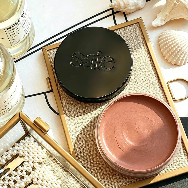 Latest Style Saie Liquid Powder Blusher Liquid High Gloss Gel Face Contour Antique Copper Paste Long-lasting Natural Cosmetic - AliExpress 66