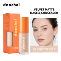 2 in1 Concealer Foundation High Coverage Long Lasting Hold Makeup Oil Control Skincare Velvet Matte Finish Concealer Foundation