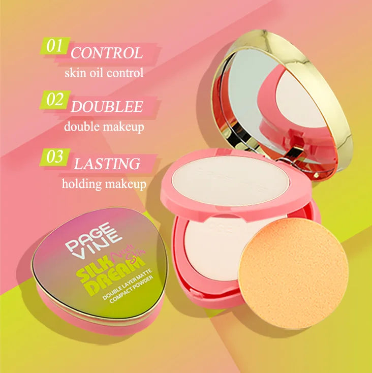 Double Layer Matte Powder Cake 28g Oil Control