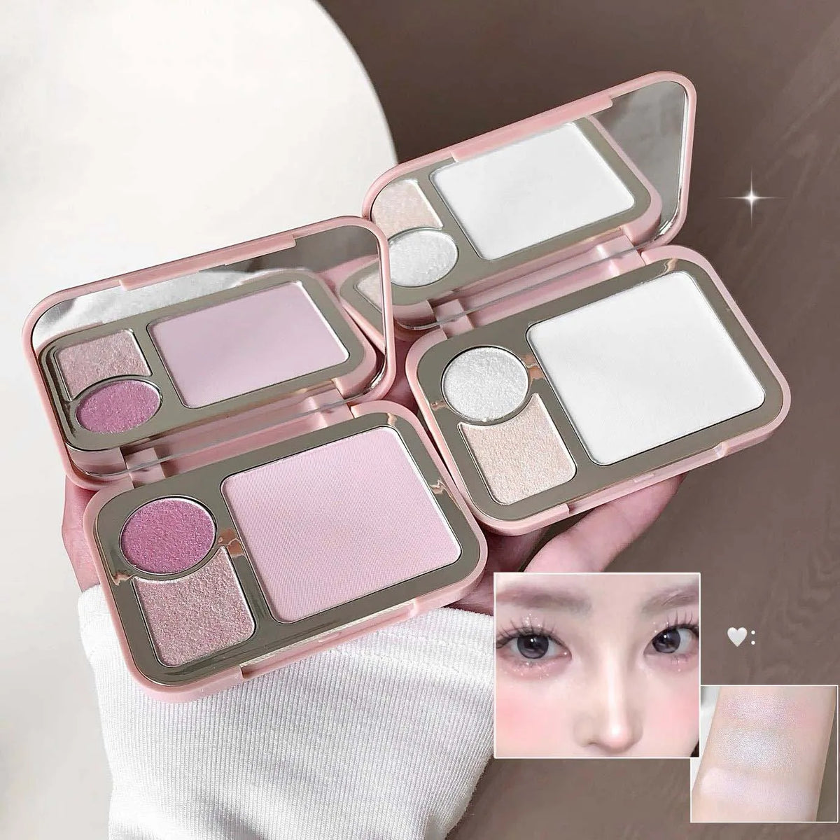 Smooth Mashed Potato Pearlescent Highlighters Makeup Highgloss Bronzers Long Lasting Waterproof Face Contour Brighten Cosmetics - AliExpress 66