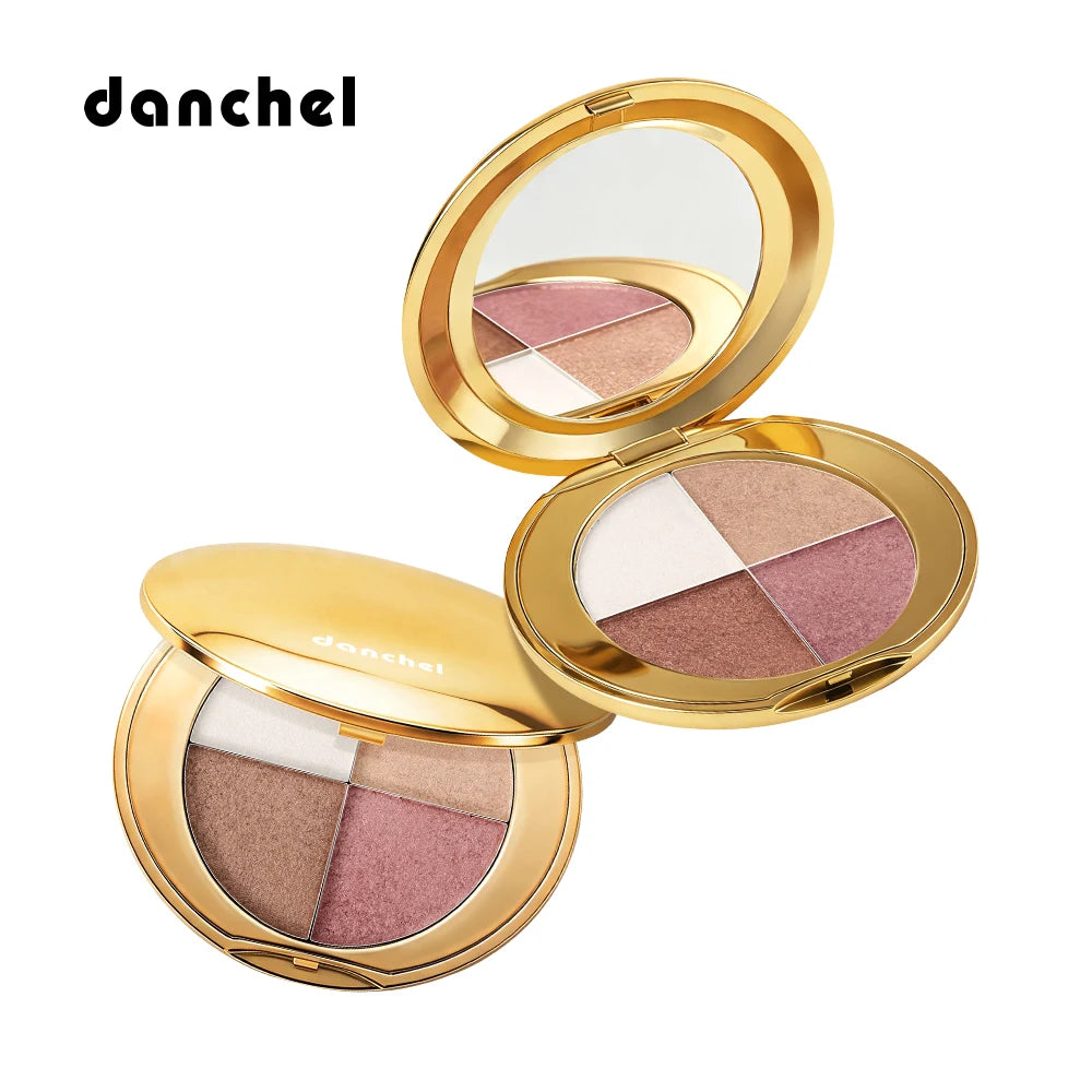 Shimmery Glow Eye & Cheek Highlighting Palette Multi-Use Shiny Makeup Highlighter Powder Long Lasting Facial Brightening Makuep - AliExpress 66