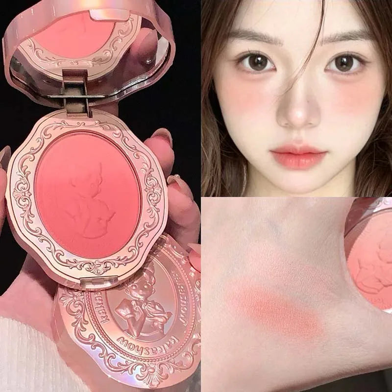 Kakashow Emboss Gradient Brightens Blusher Powder Cosmetics Silky Long Lasting Easy To Color Korean Style Blush Palette Makeup - AliExpress 66