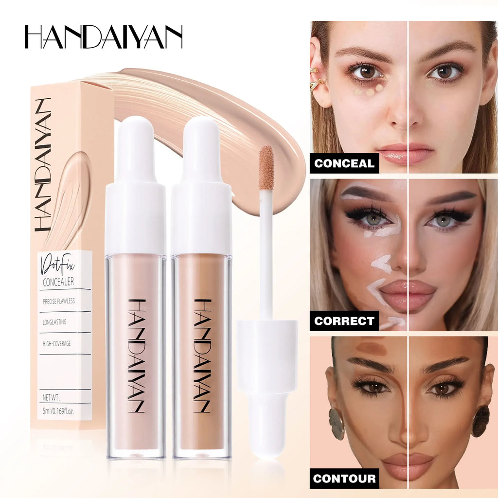 8 Colors High Coverage Liquid Concealer Waterproof Long Lasting Non Drying Cover Acne Dark Circles Foundation Makeup Corrector - AliExpress 66