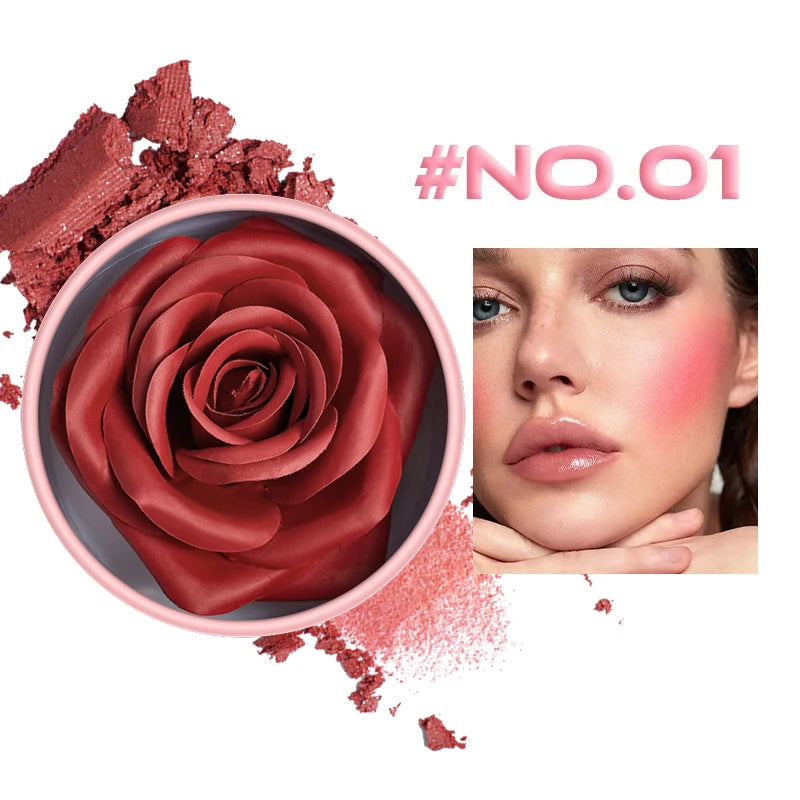 Single Color Matte Petal Blush Palette Highgloss Contouring Cream Contour Makeup Rouge for Women Beauty Cosmetics Makeup Palette - AliExpress 66