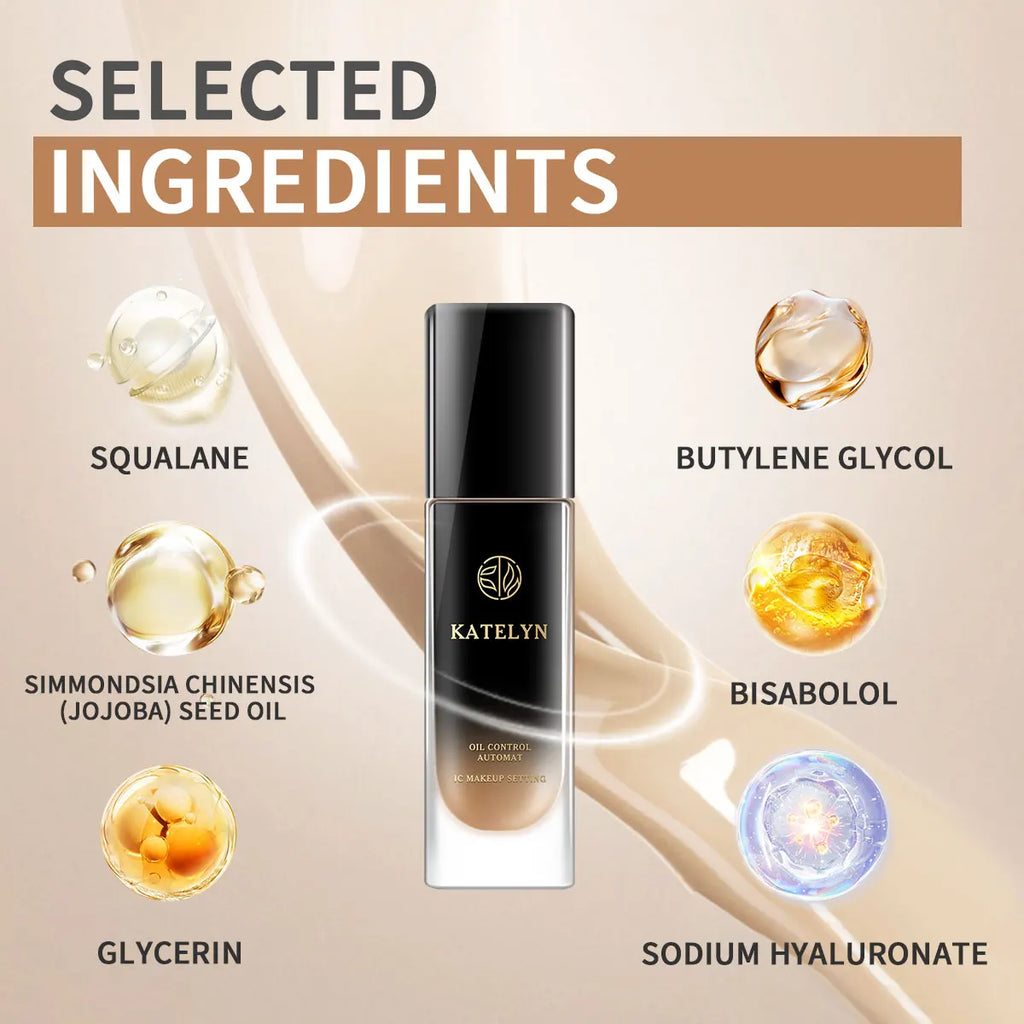 KATELYN Liquid Foundation Stay in Place Long Lasting Concealer Foundation Make-up Oil Control Moisturizing Facial Makeup - AliExpress 66