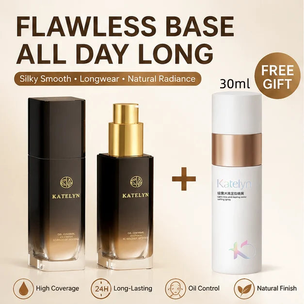 KATELYN Liquid Foundation Stay in Place Long Lasting Concealer Foundation Make-up Oil Control Moisturizing Facial Makeup - AliExpress 66