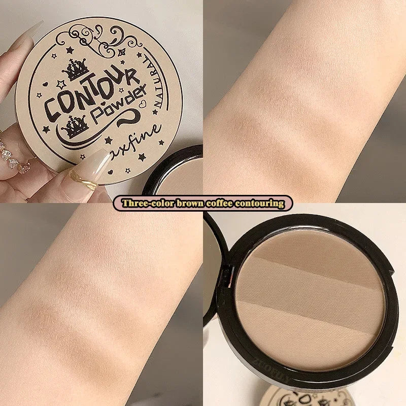 2/3 Color Bronzer Highlighter Palette Face Matte Brown Coffee Contour Shadow Powder Rose Pink Blush Highgloss Illuminator Makeup - AliExpress 66