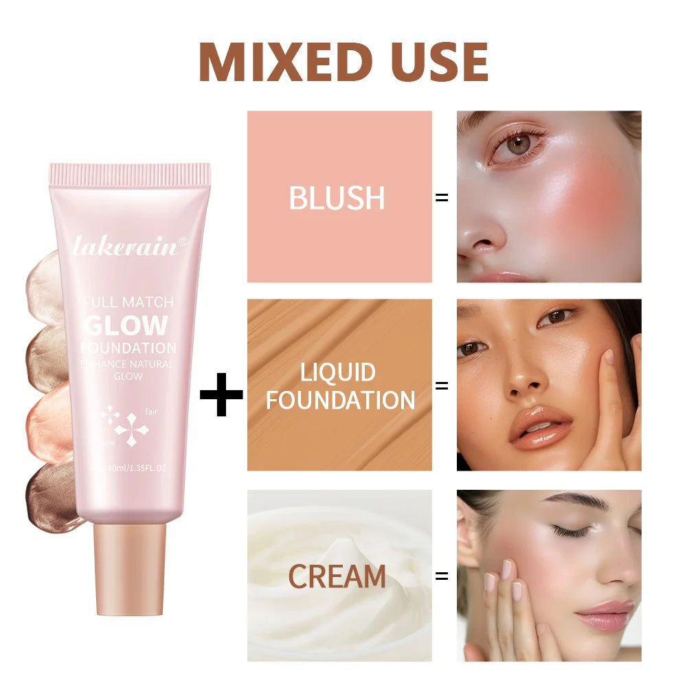 Pore No More Primer & Glow Foundation Set Moisturize Brighten Skin Long Lasting Oil Control Waterproof Sweatproof Primer Kit - AliExpress 66