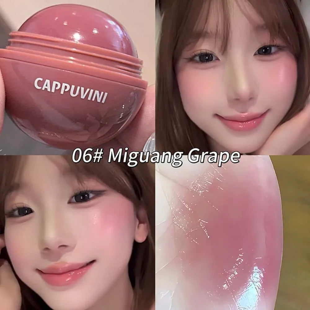 Juicy Blush Ball 3D Highlight & Natural Rosy Glow Long-Lasting Blush for a Flawless Makeup Lips & Rouge Face Brighten Contour - AliExpress 66