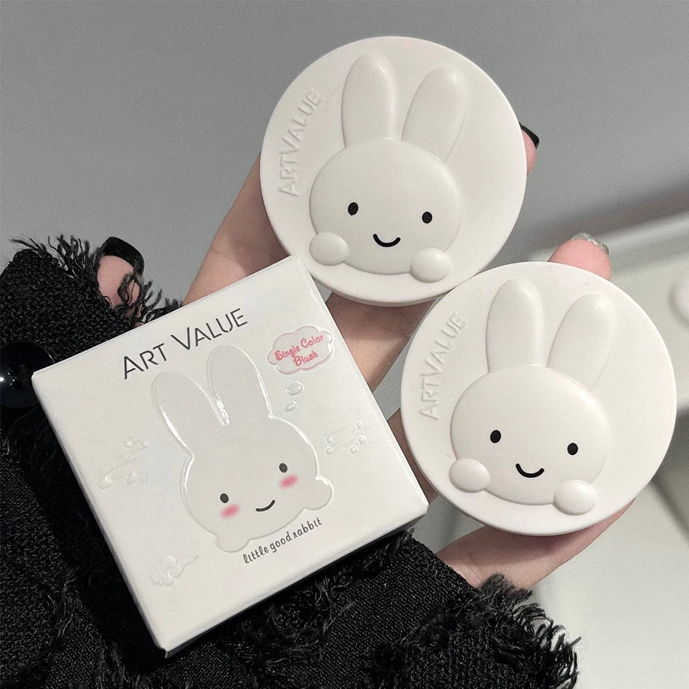 Monochrome Blush Palette Matte Peach Rouge Cute Bunny Rose Red Cheek Tint Blusher Powder Natural Face Contouring Shadow Makeup - AliExpress 66