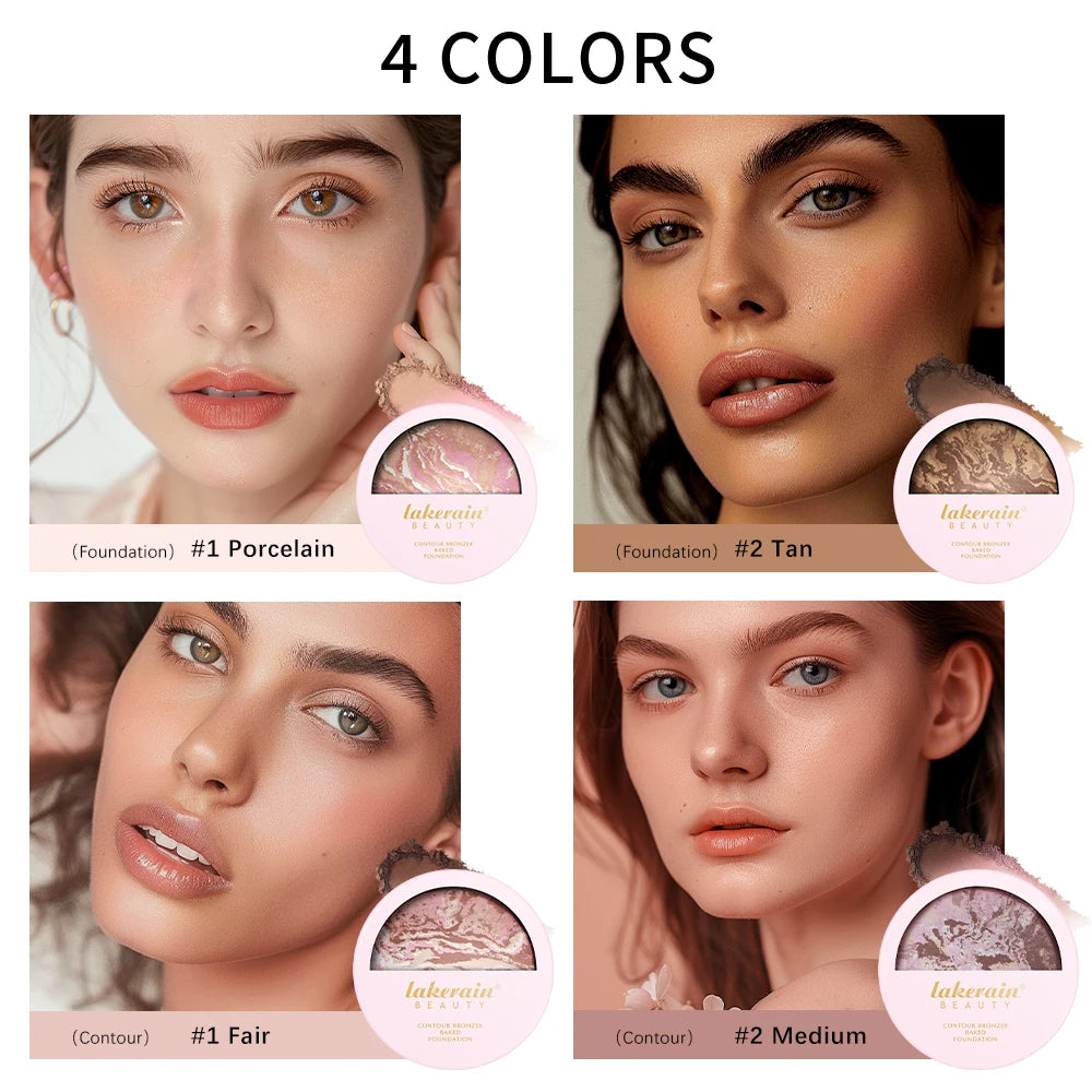 NEW YORK Baked Brighten Color Correcting Powder Foundation Fair Buildable Light to Medium Coverage Demi-Matte Natural Finish - AliExpress 66