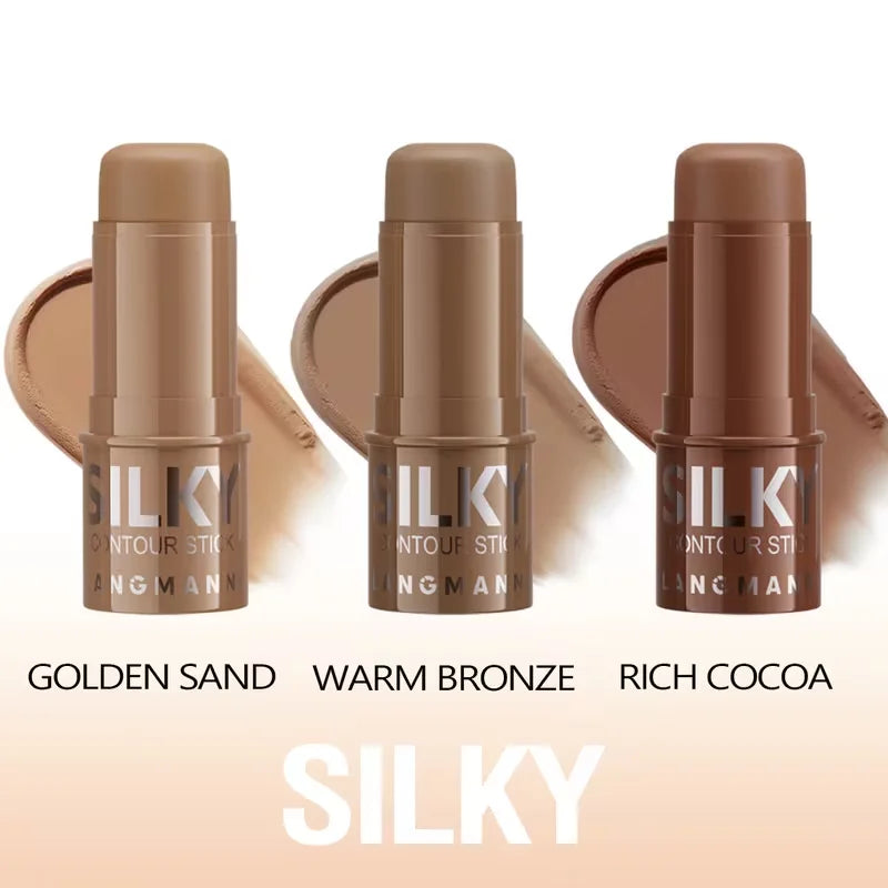 Tri-Color Multi-Functional Face Brightening Contour Stick Contouring &Brightening Skin-Perfecting Stick Waterproof Concealer Pen - AliExpress 66