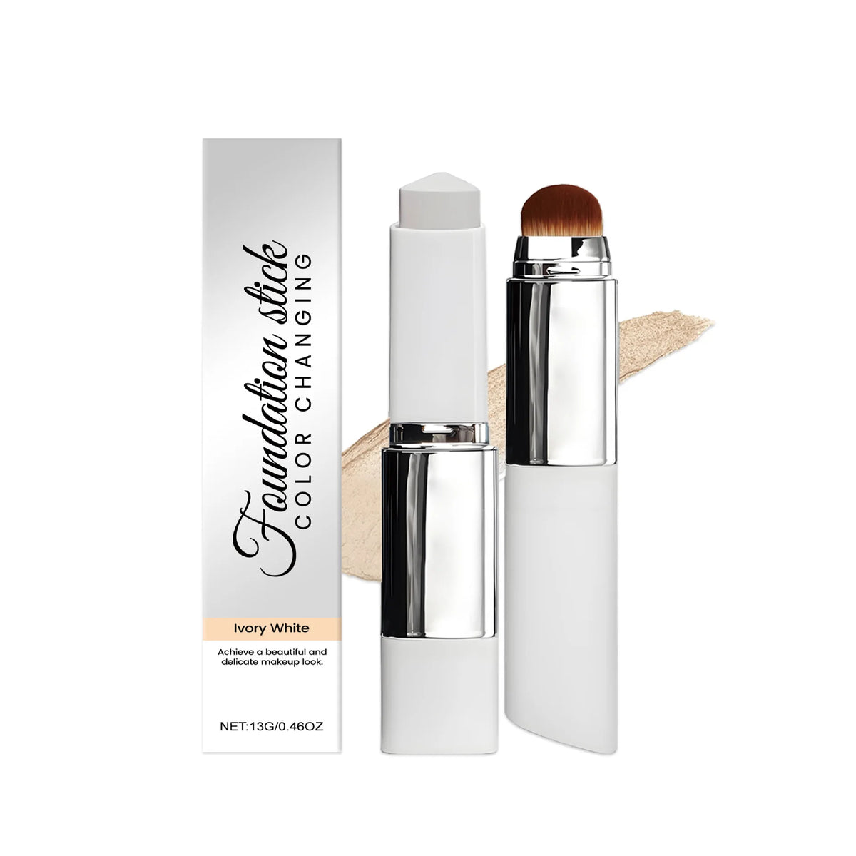 New 2-in-1 Color-Changing Foundation Stick Liquid Lightweight Moisturizing Brightening Foundation Color Changing For All Skin - AliExpress 66
