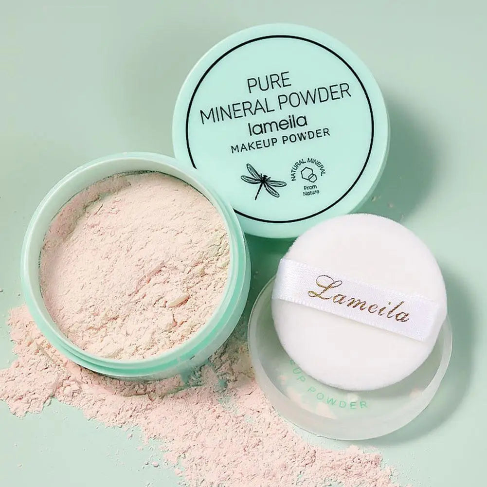 Loose Baking Setting Powder Oil-Control Pores Fine Lines Blur Velvety Waterproof Translucent Makeup For Long-Lasting Wear