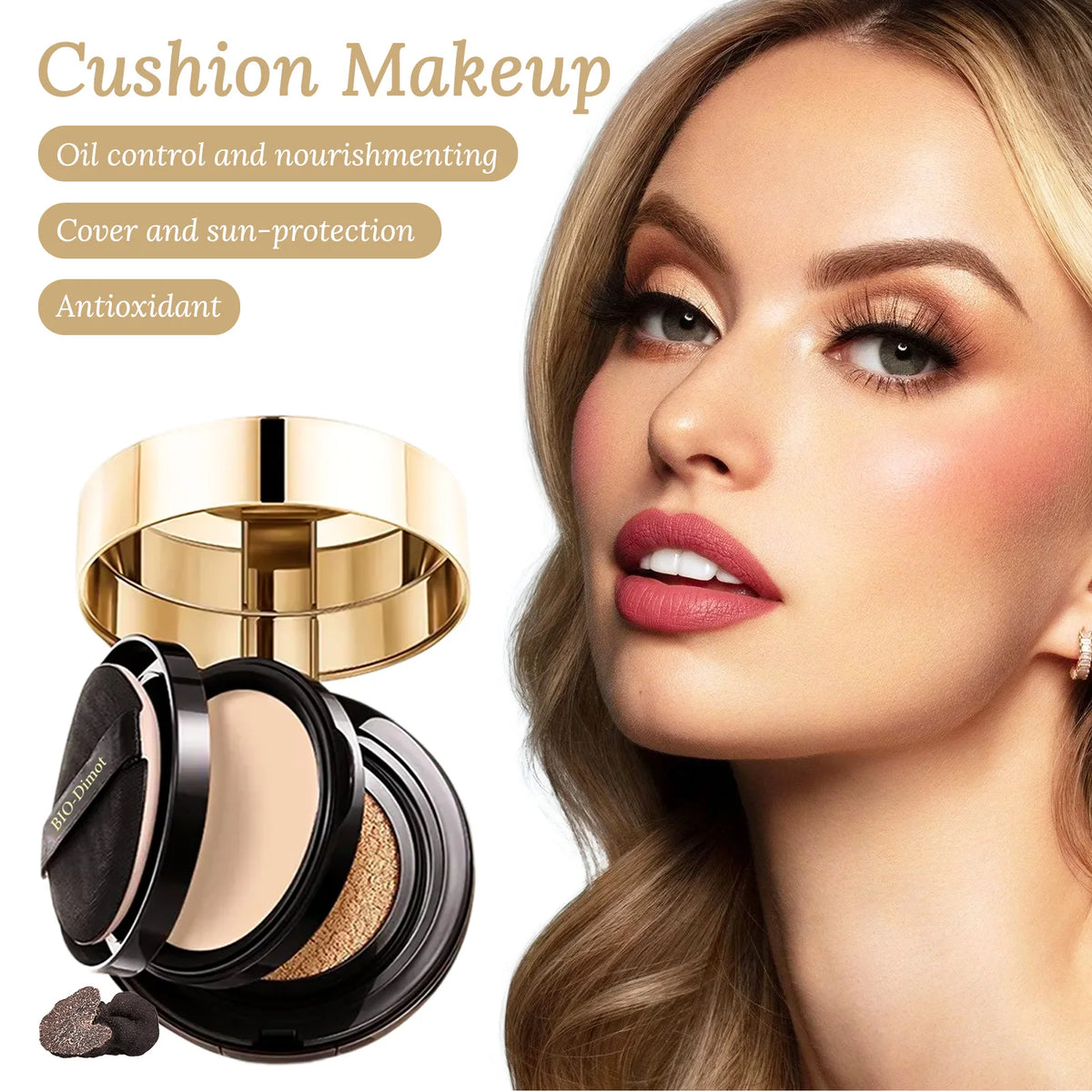 2 IN 1 Air Cushion Foundation+Matte Face Pressed Powder Makeup BB Cream Concealer Oil-control Waterproof Long-lasting Cosmetics - AliExpress 66