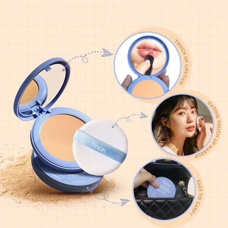 Translucent Bronzer Powder Makeup Nude Face Oil Control Matte Brighten Waterproof Set Press Loose Powder Korean Dupes Cosmetics - AliExpress 66