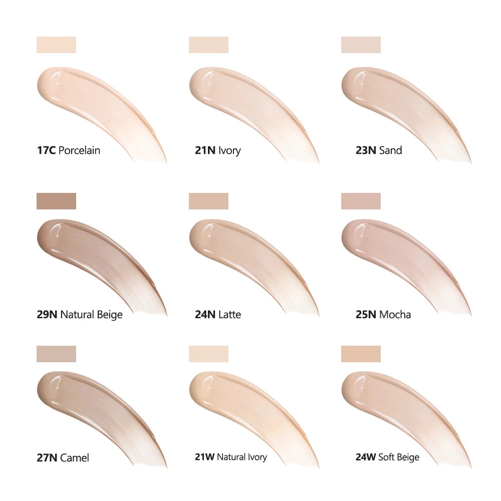 Waterproof Cushion Foundation Refill Long-lasting High Coverage Foundations Korean Makeup CC Cream Foundation Tone Up Cream - AliExpress 66