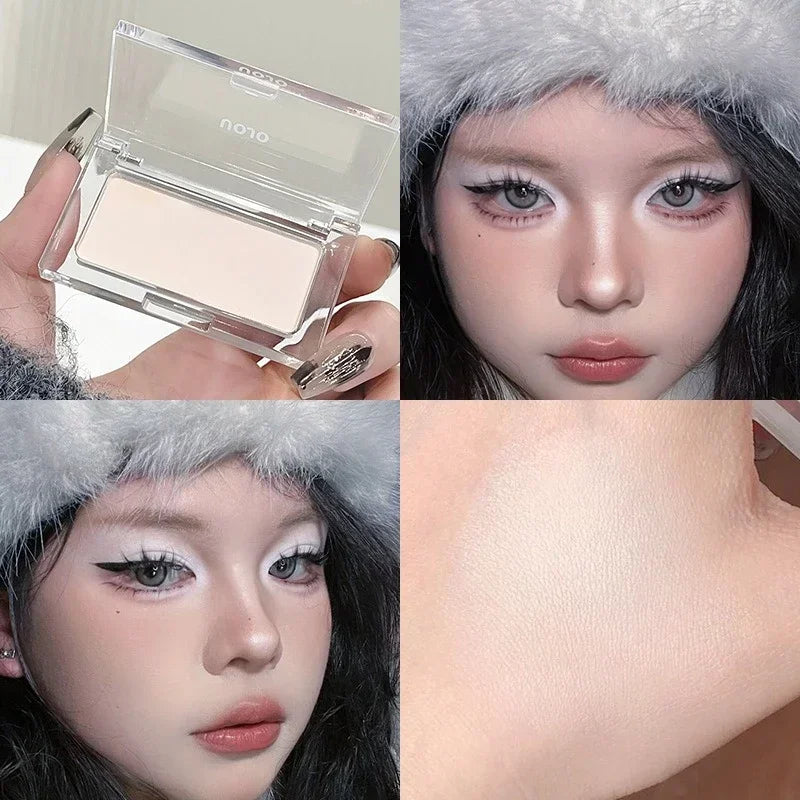 Long-Lasting Matte White Highlighter Brighten Palette Monochrome Eyeshadow Contour Highlight Makeup Naturally Nose Shadow Powder - AliExpress 66
