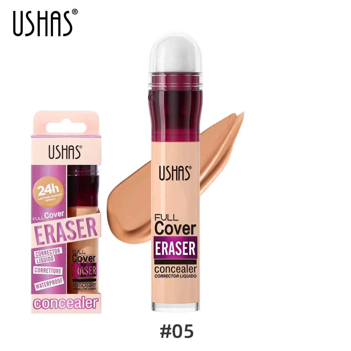 Facial Concealer Sponge Head Matte Liquid Foundation Makeup Oil Control Long Lasting BB Cream Waterproof Brighten Cosmetics - AliExpress 66