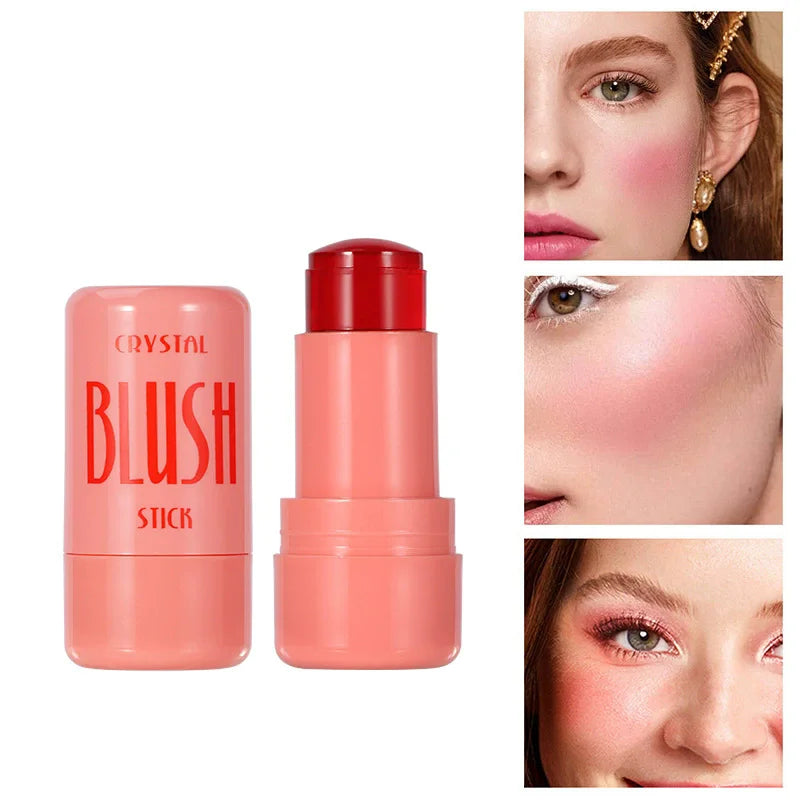 4 Colors Jelly Blush Stick Lip Balm Eyeshadow 3-in-1 Multi-Use Matte Blush Moisturize Brighten Lip Gloss Multi-Use Blush Makeup - AliExpress 66