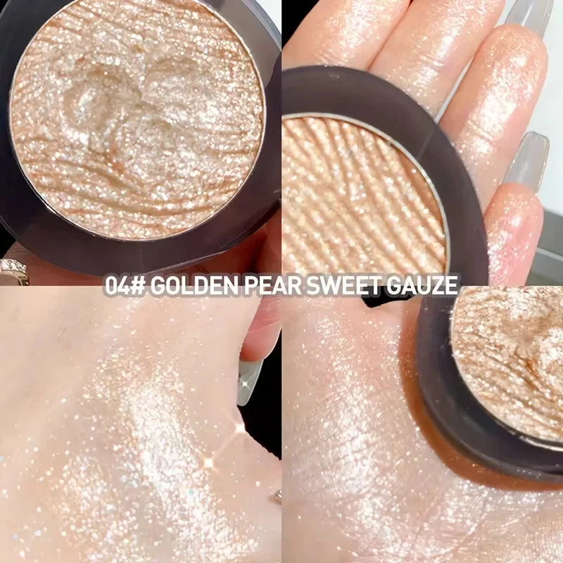 Potato Mud Texture Highlighter Makeup,Diamond Glitter Shimmer Pearlescent Portable Highlight Powder For Face Nose Eye Makeup - AliExpress 66