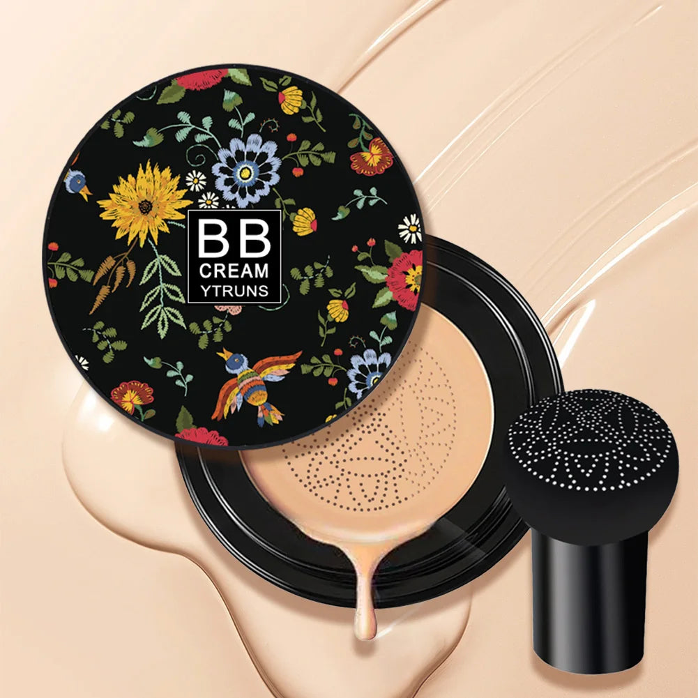 Mushroom Head Air Cushion BB Cream, Moisturizing Concealer Foundation, Brightening Natural Nude Makeup with Mushroom Puff - AliExpress 66