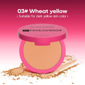 Natural Matte Pressed Powder Foundation Oil Control Brightening Whitening Compact Concealer Face Base Makeup Cosmetic