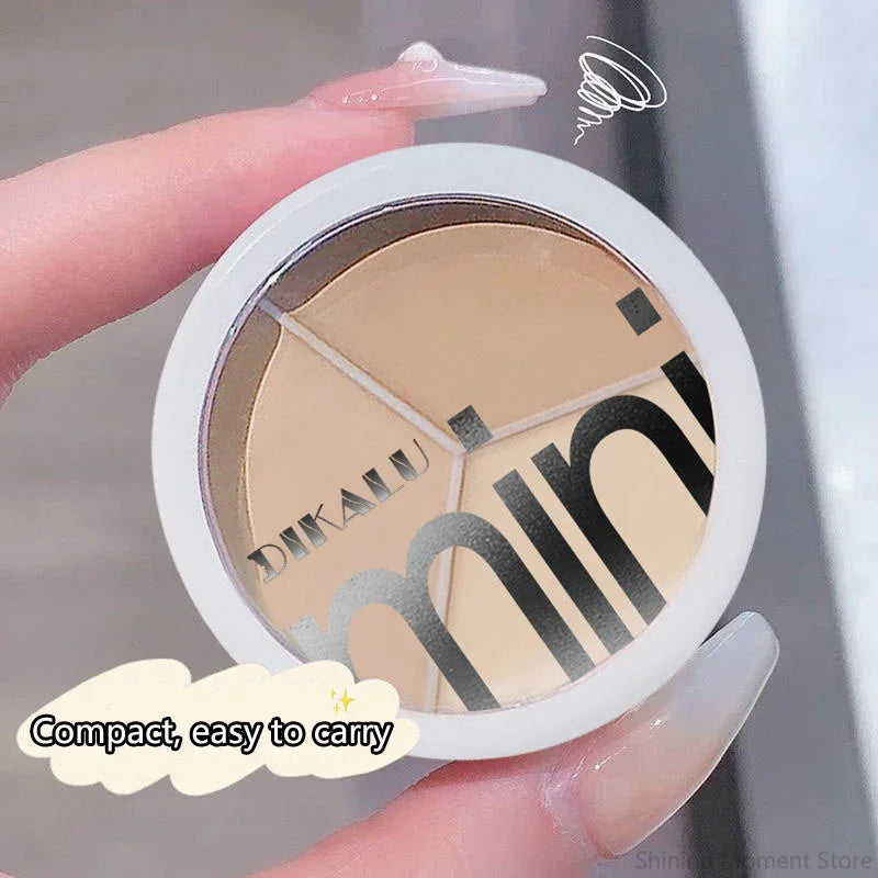 3 Colors Concealer Cream, Full Coverage Dark Circles Acne Scars Spots Tear Trough Concealer, Hydrating Brightening Face Makeup - AliExpress 66