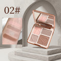 Sweetmint 4-Color Contour Palette Highlight & Contour Integrated Fine Texture Easy to Blend Beginner Friendly - AliExpress 66