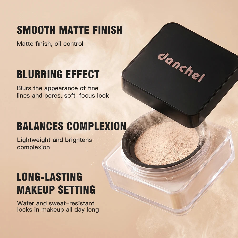 Loose Baking & Setting Powder Oil Control Sweat-proof 18h Long-lasting Wear Blurred Flaws Brighten Even Skin Tone Setting Powder