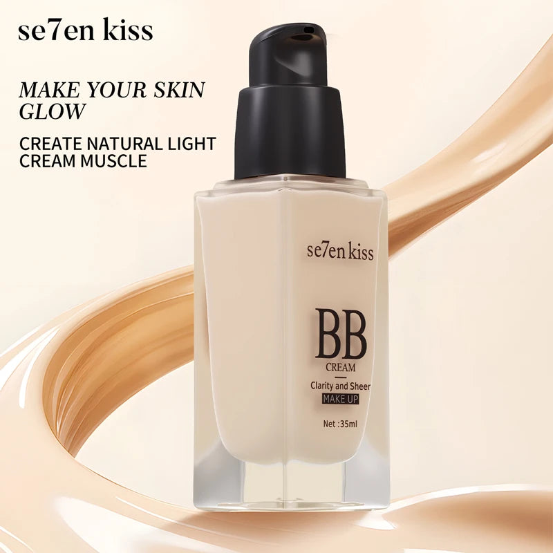BB Cream Concealer Long-Lasting Makeup, Waterproof and Sweatproof, Brightens Skin Tone, Liquid Foundation - AliExpress 66