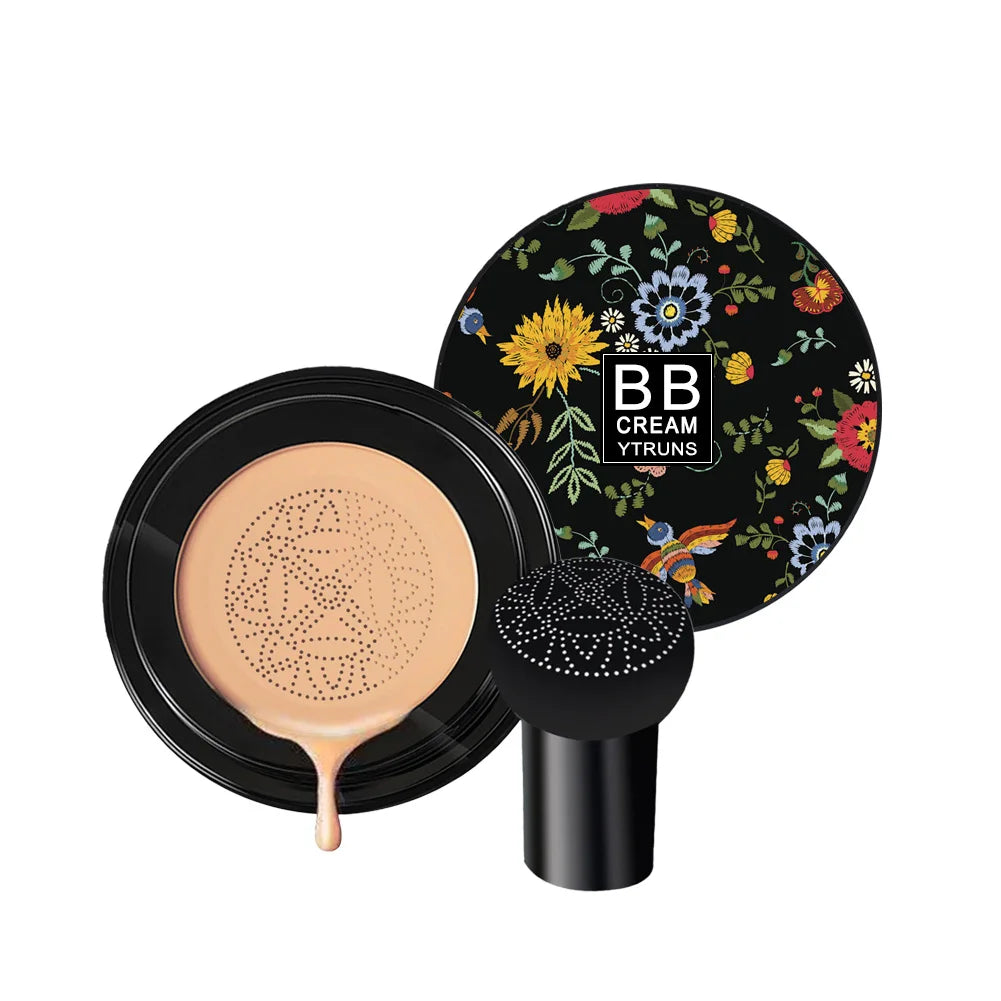 Mushroom Head Air Cushion BB Cream, Moisturizing Concealer Foundation, Brightening Natural Nude Makeup with Mushroom Puff - AliExpress 66