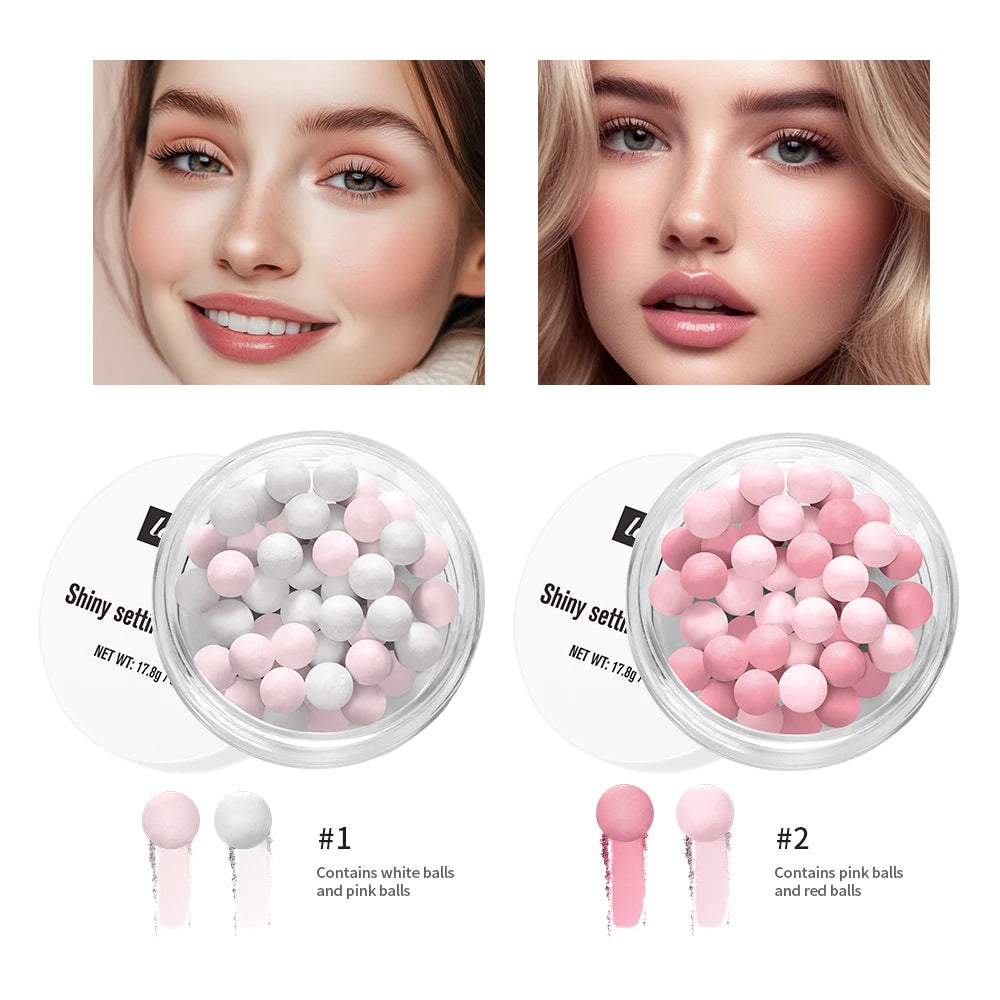 Pearl Ball Setting Powder Ball Face Ball Powder Matte Translucent Setting Powder Cosmetics Oil-control Velvety Lasting Makeup - AliExpress 66