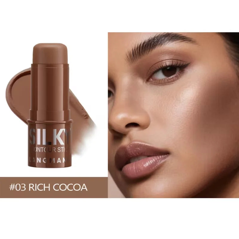 Tri-Color Multi-Functional Face Brightening Contour Stick Contouring &Brightening Skin-Perfecting Stick Waterproof Concealer Pen - AliExpress 66