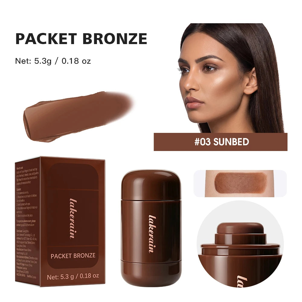 Cream Bronzer Stick Portable Creamy Light Non Sticky Texture Easy Blend For Face Contour Shaping Bronzing Makeup - AliExpress 66