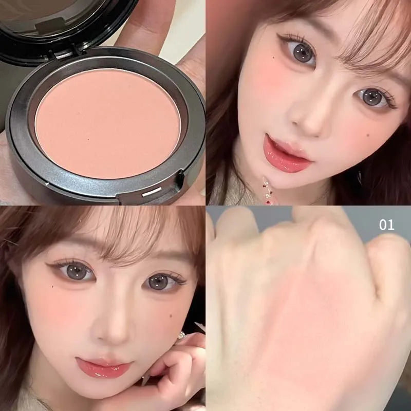 Herorange Single Blush Low Saturation Matte Finish Dual Use Blush Contour for Daily Bare Face Makeup - AliExpress 66