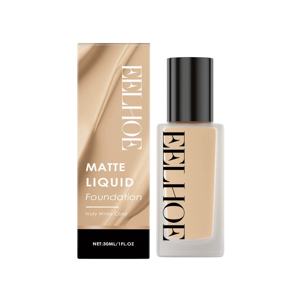 Eelhoe Matte Liquid Foundation Series Long Lasting Waterproof Not Easy to Remove Full Cover No Transfer Makeup Base Concealers - AliExpress 66