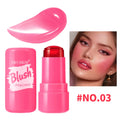 2 Color Jelly Brightening Blush Cream Long Lasting Natural Face Contour Blusher Stick Waterproof Everyday Korean Style Cosmetics - AliExpress 66