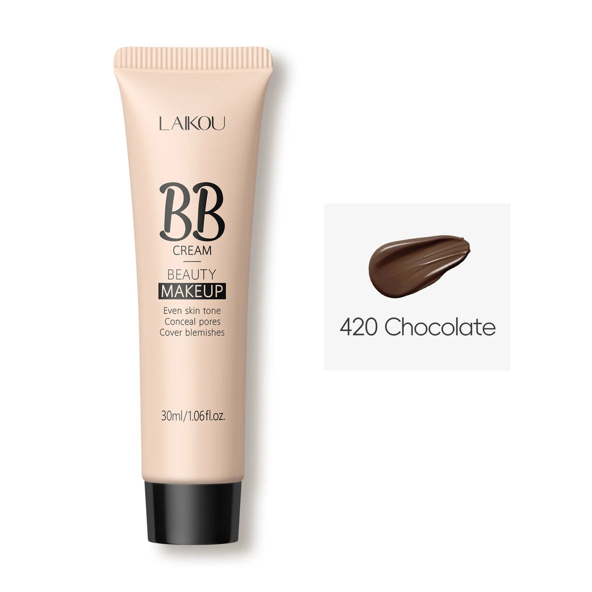 Natural Finish Foundation Cream 30ml Lightweight BB Cover Dark Circles Pores Oil Free Long Lasting Makeup Base - AliExpress 66