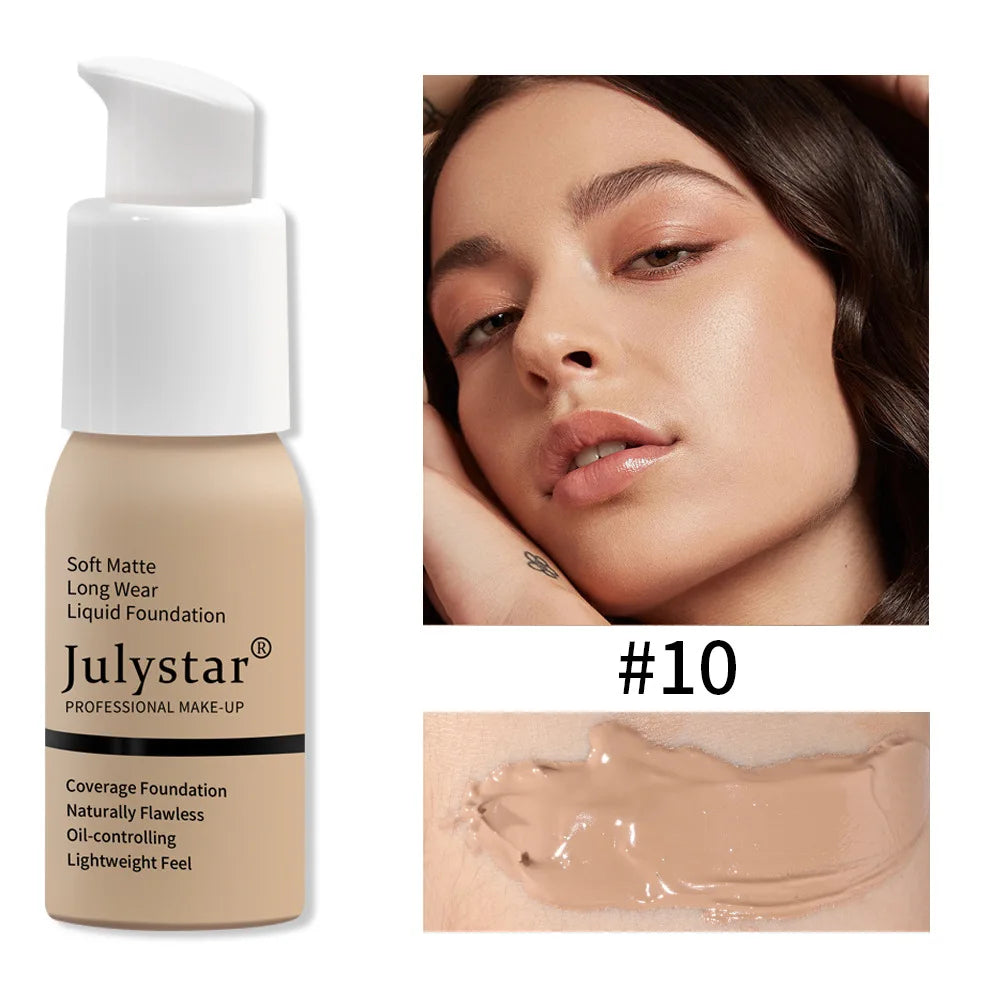 10 Colors Matte Liquid Foundation, Waterproof Long?lasting Lightweight Oil Control Concealer Facial Base Makeup - AliExpress 66