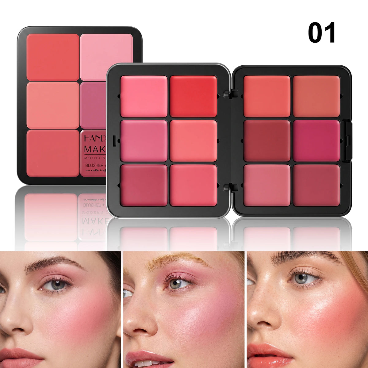 12 Colors Matte Blush Palette in Metal Tin, Multiuse Concealer, Highlighter, Contour Face Makeup for Daily and Party Looks - AliExpress 66