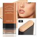Long-Lasting Foundation Stick with Brush Concealer Brightening Skin Tone Makeup Replacement Beauty Blender for a Natural Look
