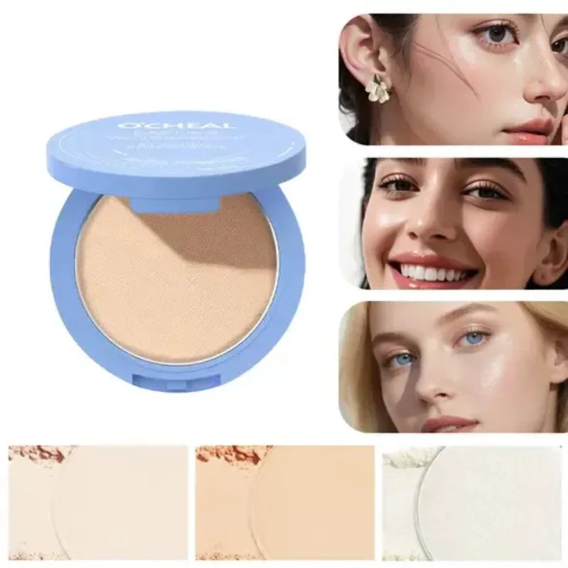 Concealer Setting Powder Compact Multi-Color Natural Drying Oil-Controlling Long-Lasting Waterproof Face Full Coverage Makeup - AliExpress 66