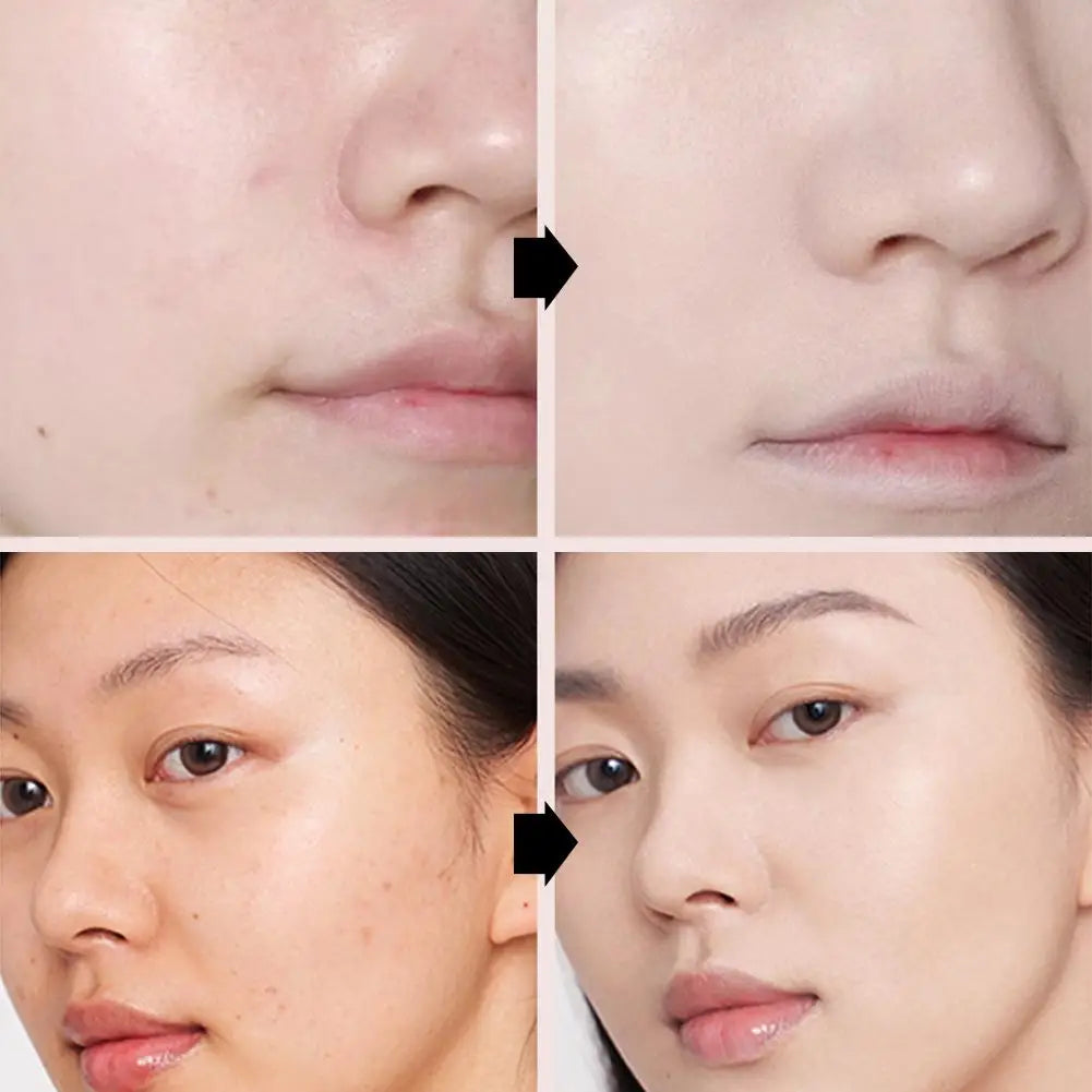 Natural Concealer BB Cream, Foundation Liquid Long-lasting Ivory White Concealer Moisturizing Oil Control Base Makeup No Powder
