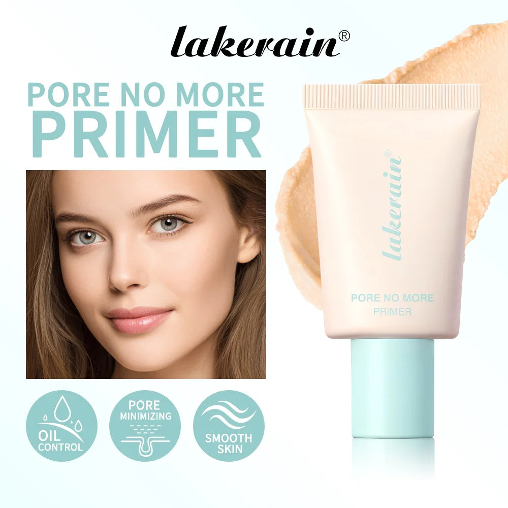 Lakerain Pore No More Makeup Primer Long Lasting Oil Control Hidden Pores Smooth Matte Makeup Effect Slightly Concealer Primer - AliExpress 66